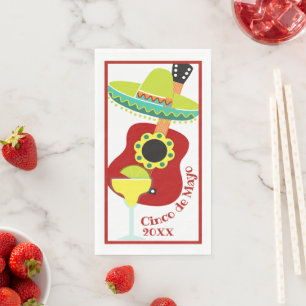 Cinco de Mayo Celebration Guest Napkin Serviette
