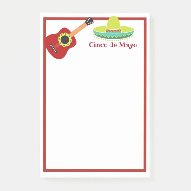 Cinco de Mayo Celebration Post-It-Notes Post-it Klebezettel (Vorderseite)