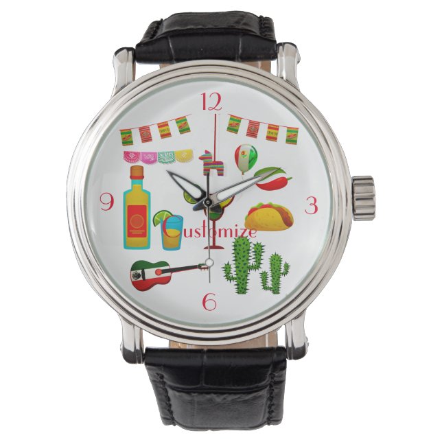 Cinco de Mayo Celebration Thunder_Cove Armbanduhr (Vorderseite)