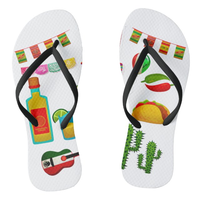 Cinco de Mayo Celebration Thunder_Cove  Flip Flops (Fußbett)