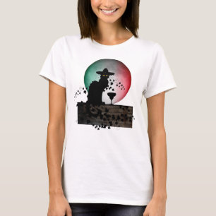 Cinco de Mayo Chat Noir / Gato Negro T-Shirt