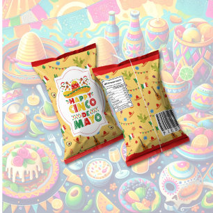 Cinco De Mayo Chip Bag Wrappers Gastgeschenke Notizblock