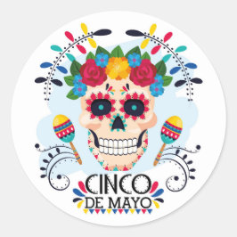 Cinco De Mayo Classic Round Sticker