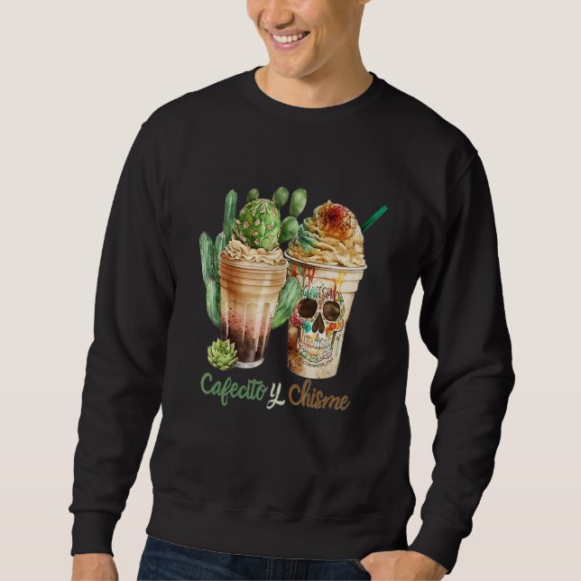 Cinco De Mayo Coffee Cup Latte Mexican Fiesta Sweatshirt (Vorderseite)