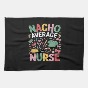 Cinco De Mayo Coquette Bow Nacho Average Nurse Nur Geschirrtuch