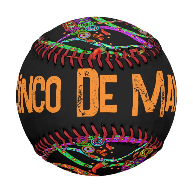 Cinco de Mayo Cornhole Set Baseball (Rückseite)