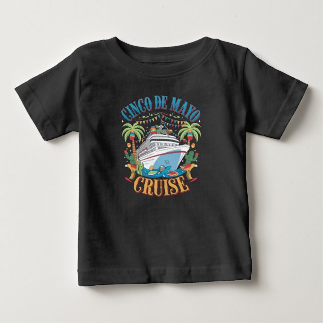 Cinco De Mayo Cruise Mexiko Schiff Fiesta Baby T-shirt (Vorderseite)