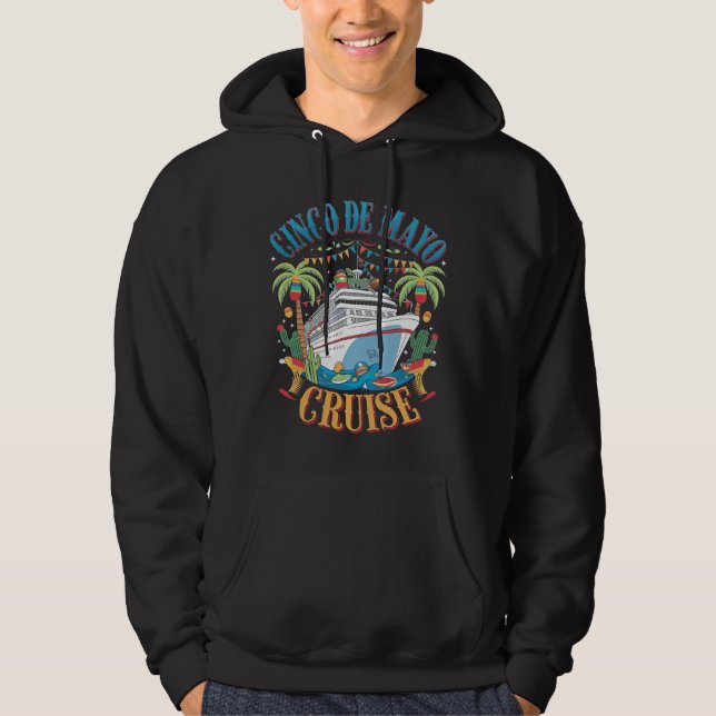 Cinco De Mayo Cruise Mexiko Schiff Fiesta Hoodie (Vorderseite)