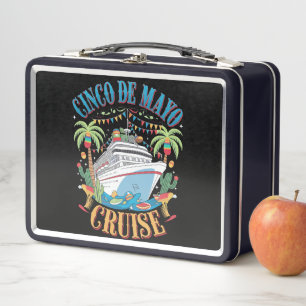 Cinco De Mayo Cruise Mexiko Schiff Fiesta Metall Brotdose