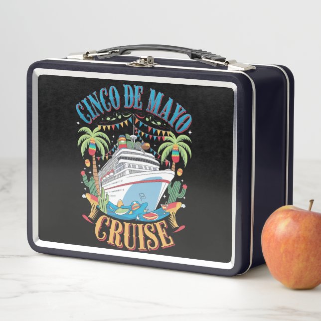 Cinco De Mayo Cruise Mexiko Schiff Fiesta Metall Brotdose (Beispiel)