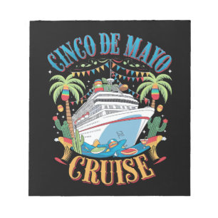 Cinco De Mayo Cruise Mexiko Schiff Fiesta Notizblock