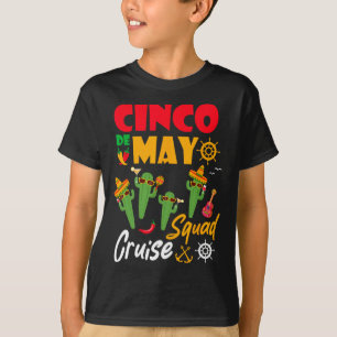 Cinco De Mayo Cruise Squad Sommerferien T-Shirt