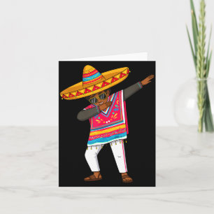 Cinco De Mayo Dab Kostüm Lustige Mexikanische Fies Karte