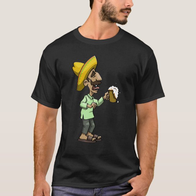 Cinco De Mayo Dabbing Drunk Tio Women Mexican Cele T-Shirt (Vorderseite)