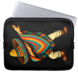Cinco de Mayo Dabbing Mexican Poncho Laptopschutzhülle