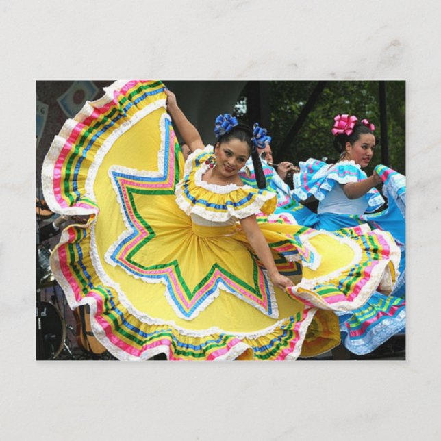 Cinco de Mayo Dancers Postkarte (Vorderseite)