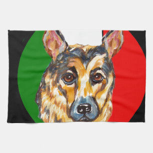 CINCO DE MAYO DEUTSCHER SCHÄFERHUND KÜCHENTUCH