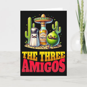 Cinco De Mayo Die drei Amigos Lustiges Salz-Limett Karte