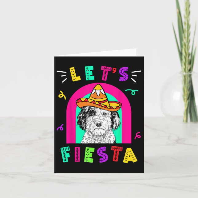Cinco De Mayo Dog Lasse Fiesta Camisa 5 De Mayo Me Karte (Vorderseite)