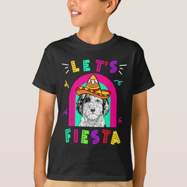 Cinco De Mayo Dog Lasse Fiesta Camisa 5 De Mayo Me T-Shirt (Vorderseite)
