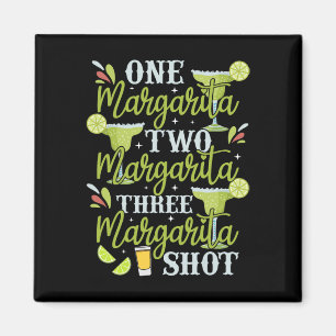 Cinco De Mayo Eine Margarita Zwei Margarita Drei M Magnet