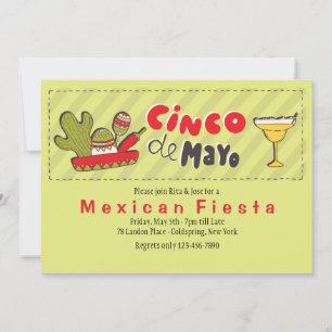 Cinco de Mayo Einladung feiern