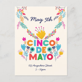 Cinco de Mayo Einladung Postkarte
