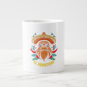 Cinco de Mayo EL SQUATCHO Funny Bigfoot Fiesta Jumbo-Tasse