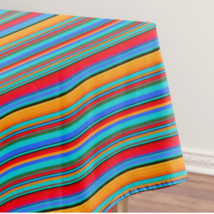 Cinco de Mayo Farbige Mexikanische Streifen Tischdecke