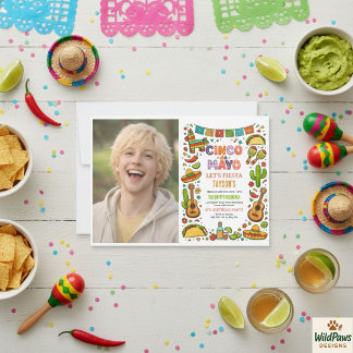 Cinco de Mayo Fiesta – Farbige Partyfeier Einladung