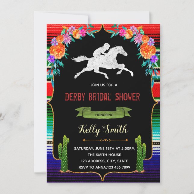 Cinco de mayo fiesta invitation à la fête thématiq (Devant)