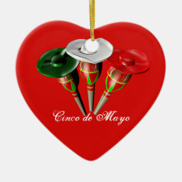 Cinco de mayo ,fiesta mexican keramik ornament