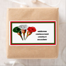 Cinco de mayo,fiesta mexican personalisiert label