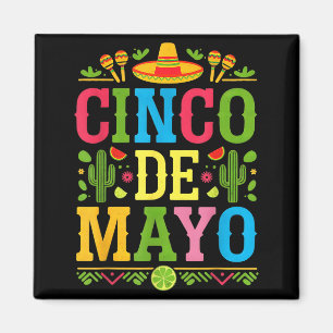 Cinco De Mayo Fiesta Party Mexikanischer Sombrero Magnet
