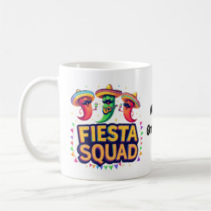 Cinco de Mayo Fiesta Squad Familien-Mexikanische P Kaffeetasse