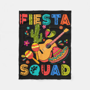 Cinco De Mayo Fiesta Squad Family Matching Group A Fleecedecke