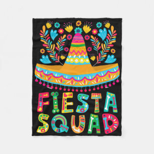 Cinco De Mayo Fiesta Squad Family Matching Group A Fleecedecke
