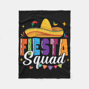 Cinco De Mayo Fiesta Squad Family Matching Group B Fleecedecke