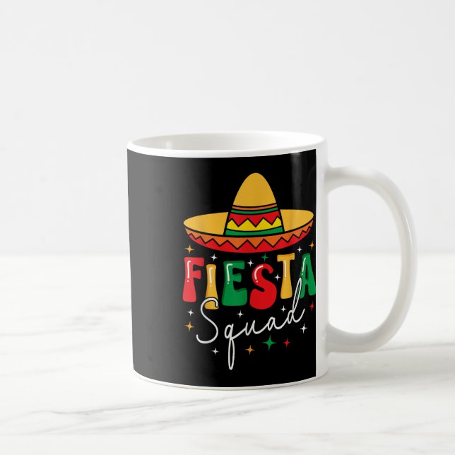 Cinco De Mayo Fiesta Squad Funny Mexican Fiesta 5 Kaffeetasse (Rechts)