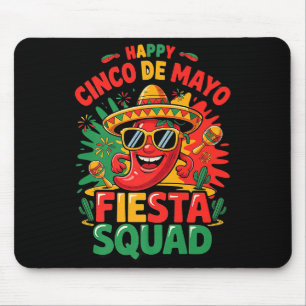 Cinco De Mayo Fiesta Squad Lustiges Mexikanisches  Mousepad
