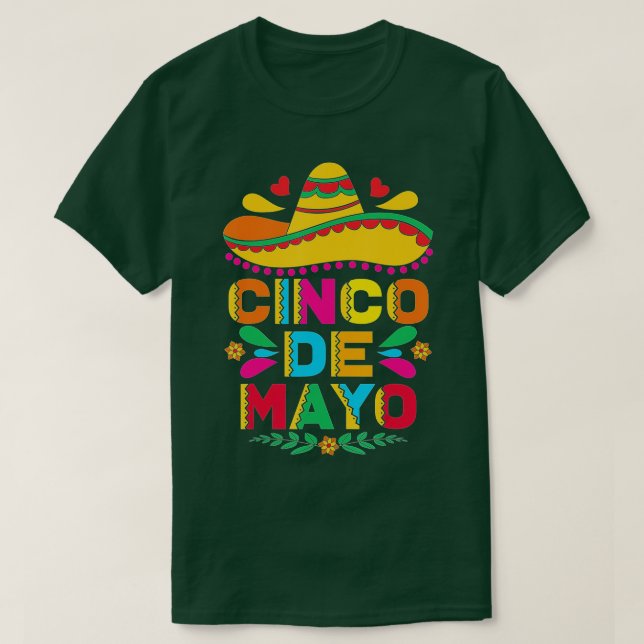 Cinco De Mayo Fiesta Surprise Camisa 5 De Mayo Viv T-Shirt (Design vorne)