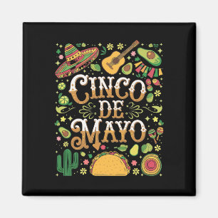 Cinco De Mayo Fiesta Süße Party-Elemente Magnet