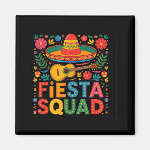 Cinco De Mayo Fiesta-Truppe Lustiger Sobrero Bunte Magnet