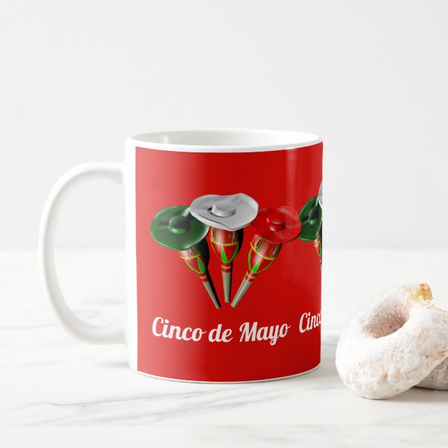 Cinco De Mayo, Fiestamexikaner Kaffeetasse (Mit Donut)