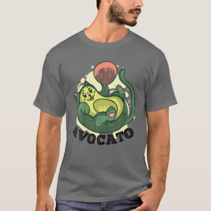 Cinco De Mayo Funny Meow Avogato Cat Avocado Mexic T-Shirt