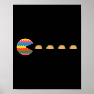Cinco De Mayo Funny Videospiel Mexican Fiesta Game Poster