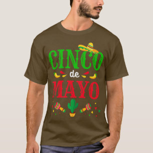 Cinco de Mayo für mexikanische Fiesta T-Shirt