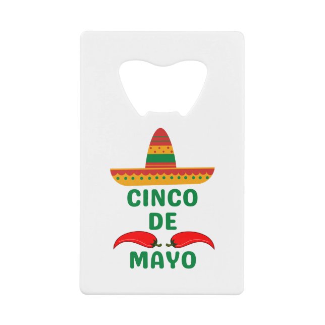 Cinco De Mayo Geldbeutel Flaschenöffner (Vorderseite)