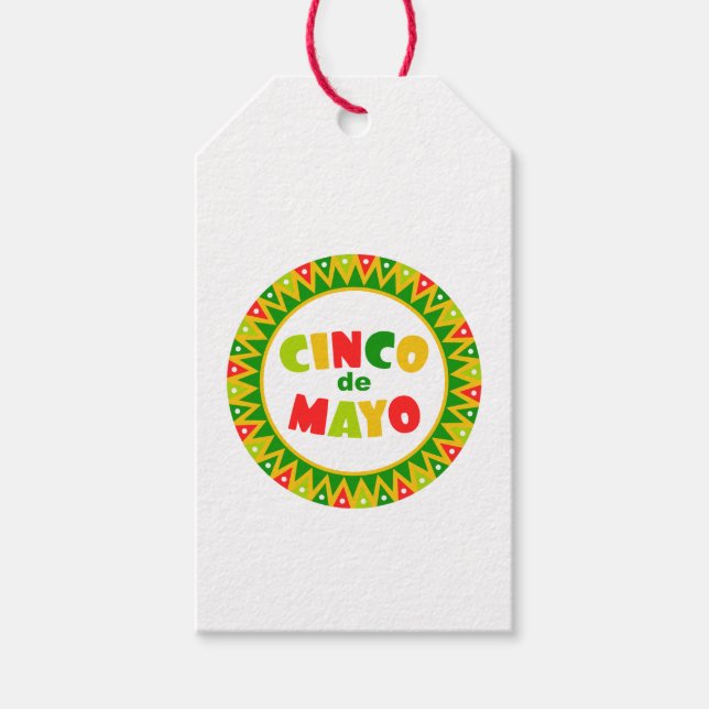 Cinco de Mayo Geschenkanhänger (Vorderseite)