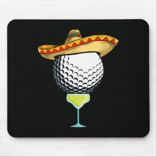 Cinco De Mayo Golf Byll Mit Sombrero Und Margarit Mousepad